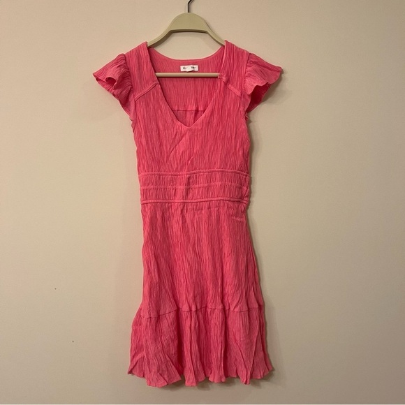 Blu Pepper Dresses & Skirts - Women’s pink small short sleeve dress blu pepper